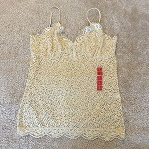 Lace Camisole Top in Cream